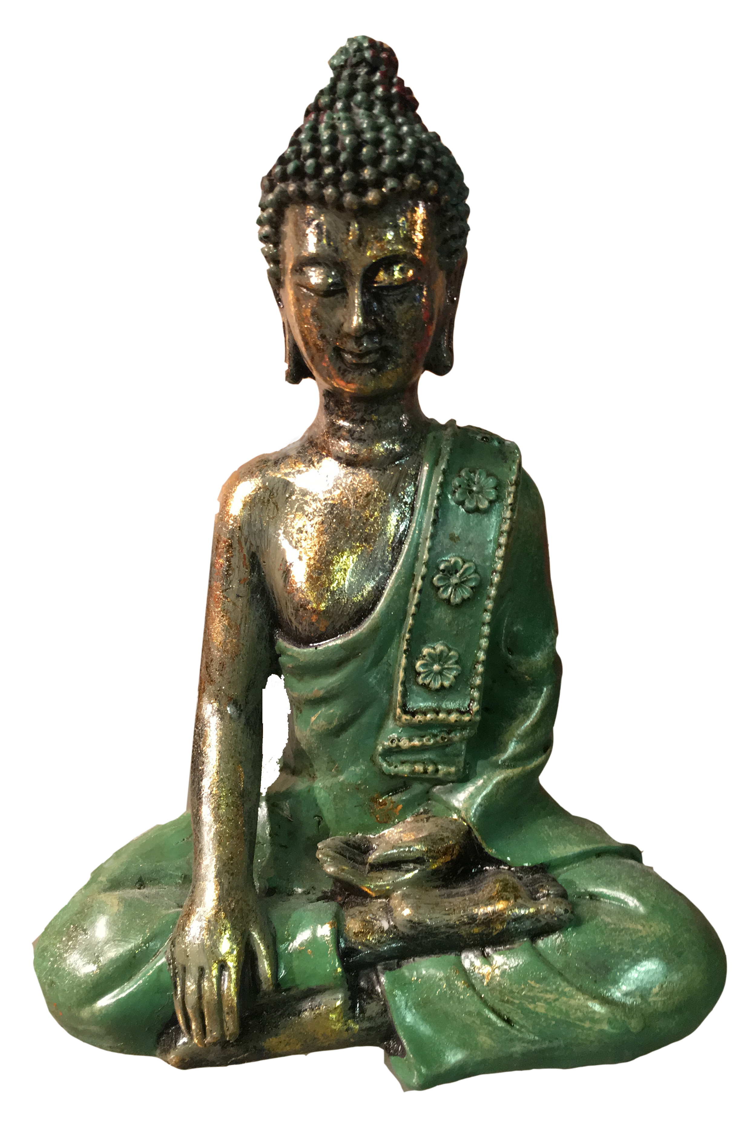 Birma Buddha Green Meditation