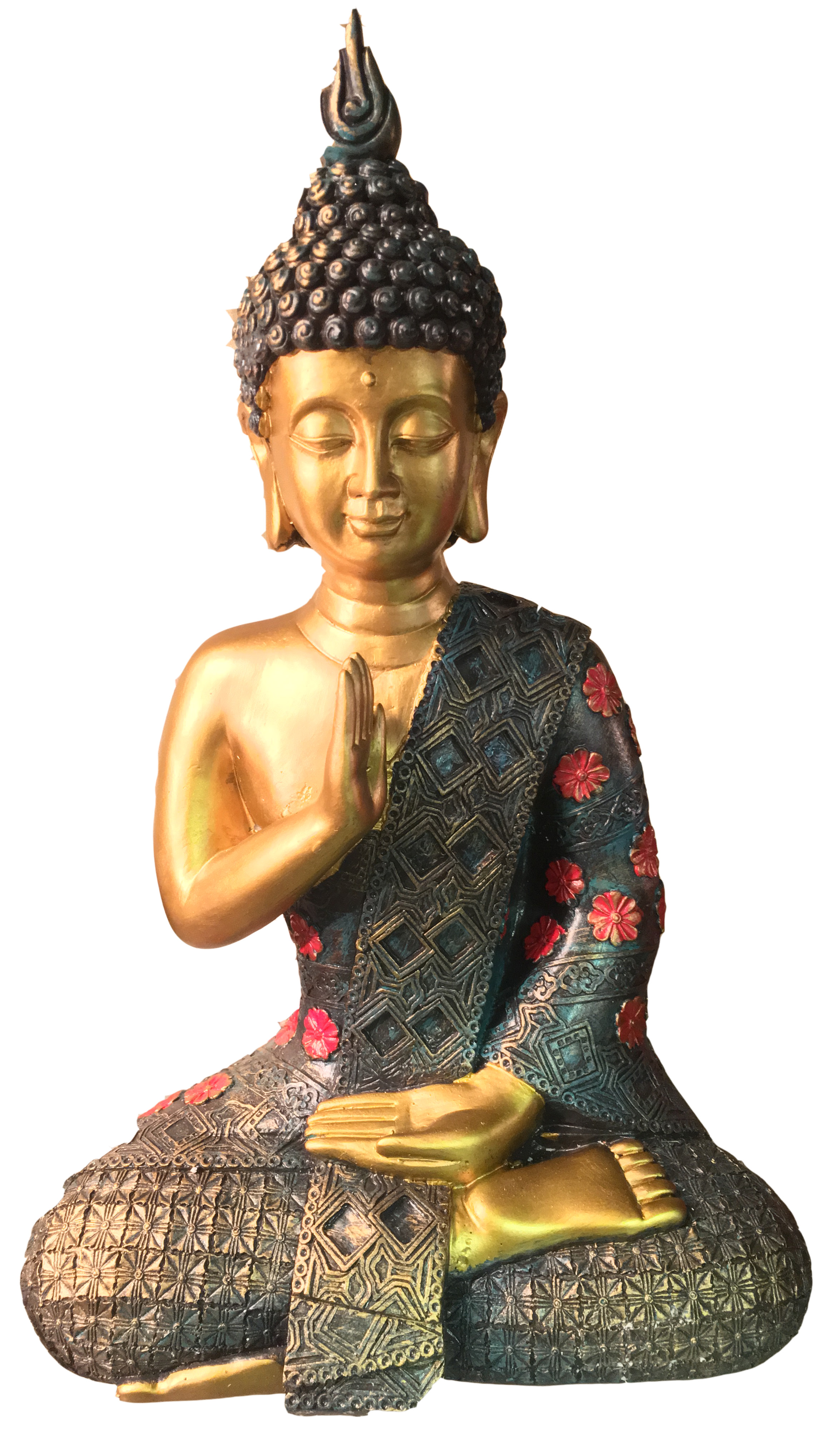 Thai Buddha Flowers Large